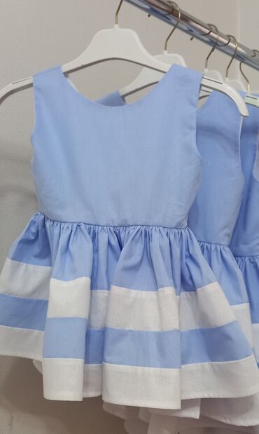 villur parcadan don modelleri: Детское платье цвет - Голубой
