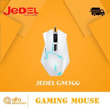 bluetooth maus: Jedel Gm300 Məhsul: Led Usb Mouse (Işıqlı) İşıqlandırma: RGB Brand 