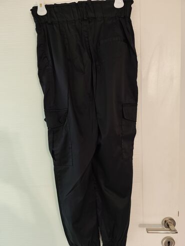 pantalone na vezivanje: M (EU 38), High rise, Cargo