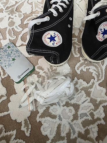 и 40: Высокие чёрные кеды в стиле Converse All Star Размер: 40 Цвет: чёрный — 3