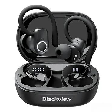 hello kitty car accessories: Blackview bežične sportske bluetooth slušalice sa kukama za uši i — 1