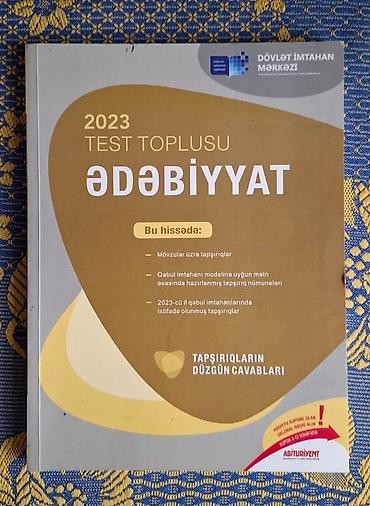 ucuz sıntezatorlar: Məhsul: “Ədəbiyyat – 2023 Test Toplusu” (Dövlət İmtahan Mərkəzi) — 1