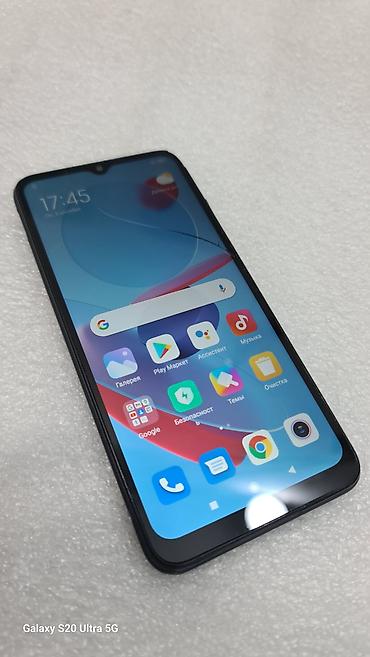 Redmi, Redmi 9A, Б/у, 64 ГБ, цвет - Черный, 2 SIM