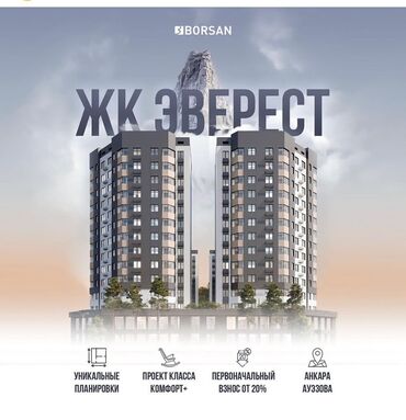 квартиры не дорогие: 3 бөлмө, 86 кв. м, Элитка, 11 кабат, ПСО (өзү оңдоп түзөтүп бүтүү үчүн)