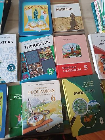Китептер жана журналдар: Комплект школьных учебников (Кыргызстан), различные предметы для 5–6 — 1