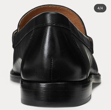 Мокасины и лоферы: Лоферы, 37.5, Ralph Lauren, Новый, цвет - Черный, Платная доставка — 4
