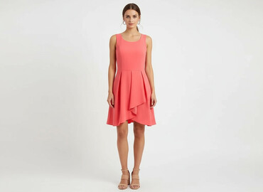 srebrne sukienki z cekinami: Women`s dress, size S