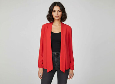 ruda bluzki damskie: Women's blouse, size L