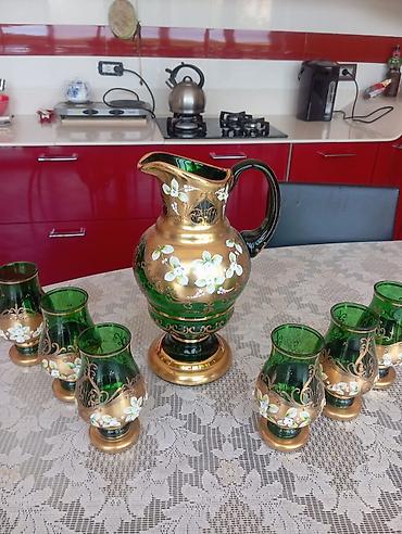 dibcek qablari: Rəng - Yaşıl, Şüşə, 6, 2,5 bucket volume l — 2