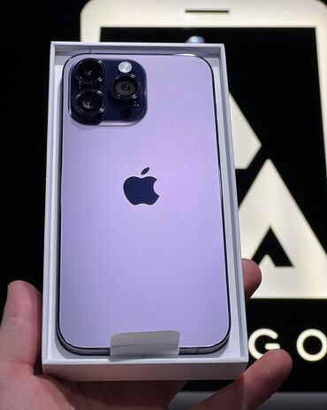 i̇pone 12: IPhone 14 Pro Max, 256 ГБ, Deep Purple, Face ID