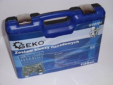 Setovi ručnog alata: GEKO set alata u koferu – komplet nasadnih ključeva i bitova - Brend — 6