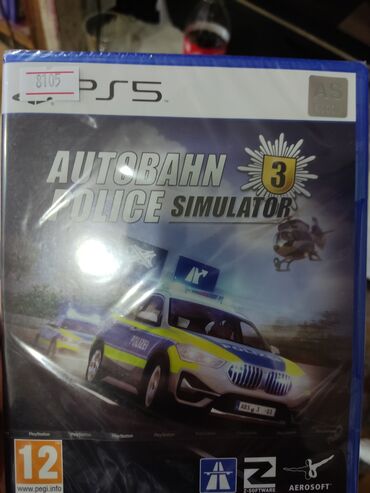 ps 4 oyun diski: Playstation 5 üçün autobahn police simulator oyun diski. Tam yeni