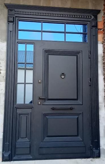 darvaza qapıları: Metal darvaza və giriş qapıları – fərqli dizaynlar - Material: qalın — 8