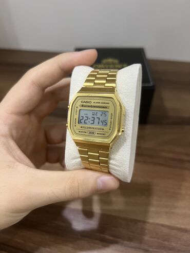 İşlənmiş, Qol saatı, Casio, rəng - Qızılı