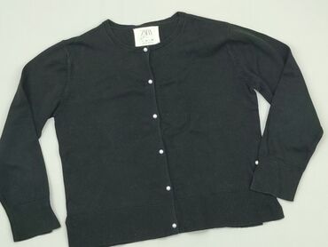 czarne obcisłe krótkie spodenki: Sweatshirt, Zara, 10 years, 134-140 cm, condition - Very good