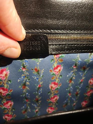nic bag: Qadın əl çantası – bambuk qulplu, çiyin kəmərli - Material: qara — 8