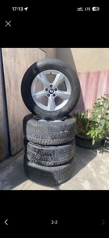 Колеса в сборе 255 / 60 / R 18, Зима, Б/у, Комплект, Внедорожные (АТ/МТ), Литые, отверстий - 5