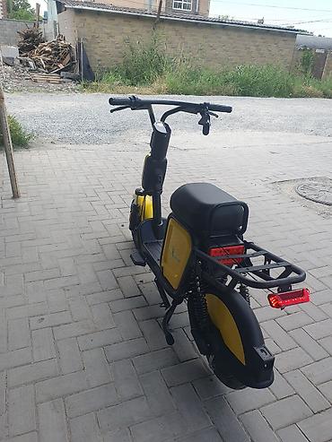 скутер aucma: Электроскутер AUCMA Eco Bike (желтый/черный) - Бренд: AUCMA - Тип — 3