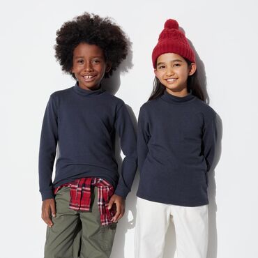 детская одежда качественная: Uniqlo 🇯🇵 Япония оригинал. Качественная водолазка тесно синего цвета