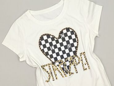 zara koszulka z prążkowanej dzianiny: T-shirt damski, rozmiar S