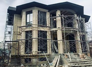 Фасадные плиты Сары-Таш (Травертин): Сары Таш,Гранит,соколдун баардык турун коёбуз, жеткиликтүү — 6