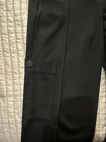 Şalvarlar: Şalvar, Massimo Dutti, rəng - Qara — 2