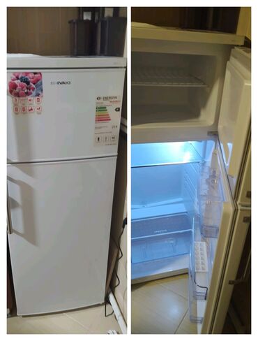 defrost soyuducu: Б/у Холодильник Shivaki, No frost, Трехкамерный, цвет - Белый