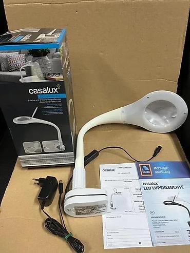 helanke sa kompresijom: Casalux LED lupa lampa sa stalkom i štipaljkom - LED radna lampa sa — 4