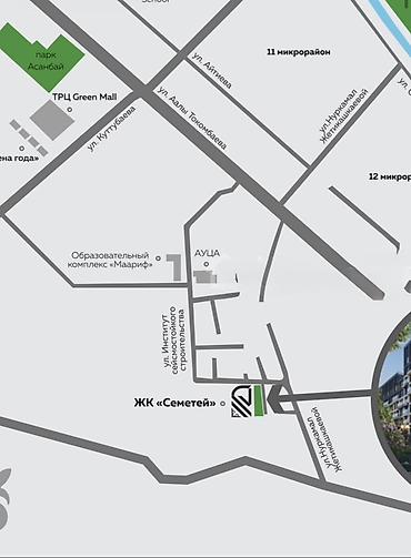 Квартиры: 3 комнаты, 97 м², Асанбай мкр Элитка, 3 этаж, ПСО (под самоотделку) — 2