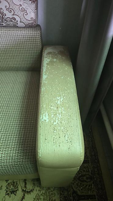 sofa bed: Прямой диван, Б/у — 2