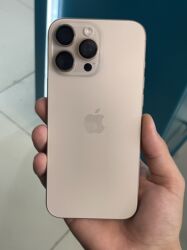 коробка телефона: IPhone 16 Pro Max, Колдонулган, 512 ГБ, Desert Titanium, Коргоочу айнек, Каптама, Куту, 94 %
