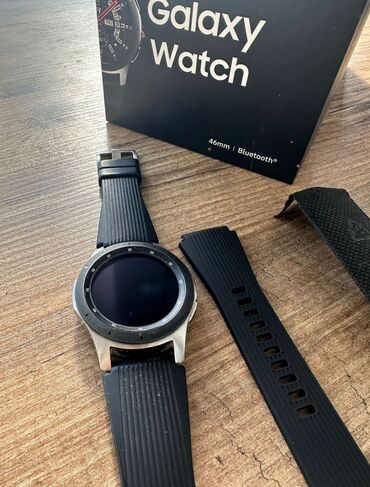 samsung 46: Б/у, Смарт часы, Samsung, Аnti-lost, цвет - Черный