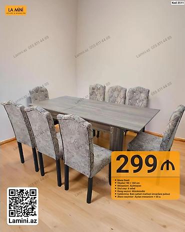 Masa Dəsti – Kod: 3511 - Ölçülər: 90 × 160 sm - Mexanizm: Açılmayan - lalafo.az -da — 1 Masa Dəsti – Kod: 3511 - Ölçülər: 90 × 160 sm - Mexanizm: Açılmayan - — 1