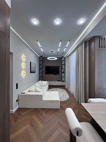 2 8: 3 комнаты, 75 м², Асанбай мкр Элитка, 1 этаж, Евроремонт — 6