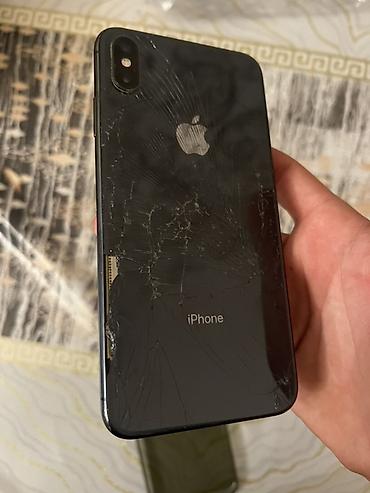 Mobil telefonlar: IPhone Xs, Qara, Qırıq — 2