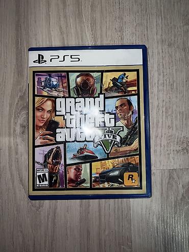 Оригинальный диск GTA 5 Grant Thert Auto V для PlayStation 5. Был