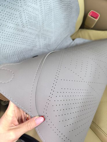 Чехлы и накидки на сиденья: Чехлы Алькантара, С подушкой, цвет - Серый, Lexus, Новый, Самовывоз, Платная доставка — 9