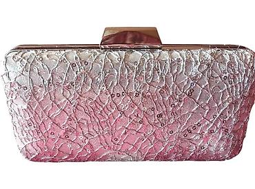 Torbe: Elegantna ženska večernja torbica – model “clutch” sa metalnim okvirom — 3