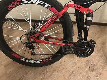 velosiped 28: SAFT Patriot dağ velosipedi + qabaq üst boru üçün telefonlu çanta — 3