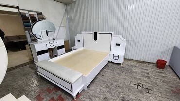 Спальные гарнитуры: Спальный гарнитур, Новый, Двуспальная кровать, Шкаф, Трюмо, Кыргызстан, МДФ, Бесплатная доставка, цвет - Бежевый at lalafo.kg — 6 Спальные гарнитуры: Спальный гарнитур, Новый, Двуспальная кровать, Шкаф, Трюмо, Кыргызстан, МДФ, Бесплатная доставка, цвет - Бежевый — 6