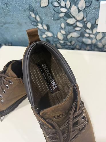 kisi kutkasi: Skechers kişilər üçün dəri ayaqqabı - Model: Skechers Leather Upper – — 3