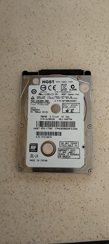 Hard disk 500gb islenmis sagligi Ela dir