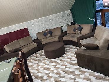 Divan və kreslo dəstləri: Modul künc divan dəsti – yarımdairəvi dizayn - Dizayn: Yarımdairəvi — 2