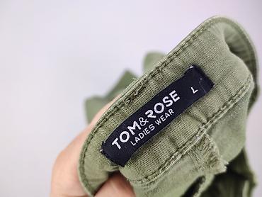 rubber slippers: Tom Rose, Spodnie materiałowe damskie, rozmiar L — 4