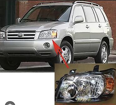 полироль авто: Комплект передних фар Toyota 2003 г., Б/у, Оригинал, Япония — 1