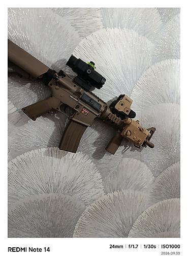 Оптические прицелы: Срочно торг уместен!!!!! Страйкбольная винтовка M4 (песочный цвет) — — 3
