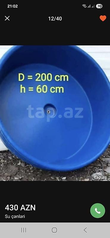 Baklar və çənlər: Bak, Plastik — 9