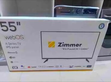 zimmer tv: Yeni Televizor Zimmer 55" 4K (3840x2160), Pulsuz çatdırılma