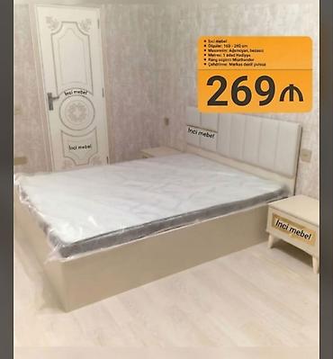 Məhsul: Yataq dəsti – İnci mebel - Ölçü: 160 × 200 sm - Mexanizm