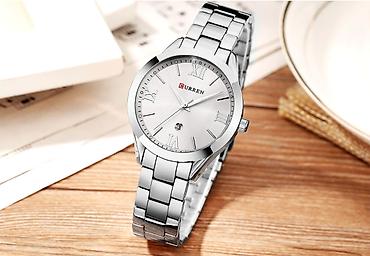 Ručni satovi: Nov ženski sat od nerdjajućeg čelika. Kvarcni mehanizam, ima datum — 2